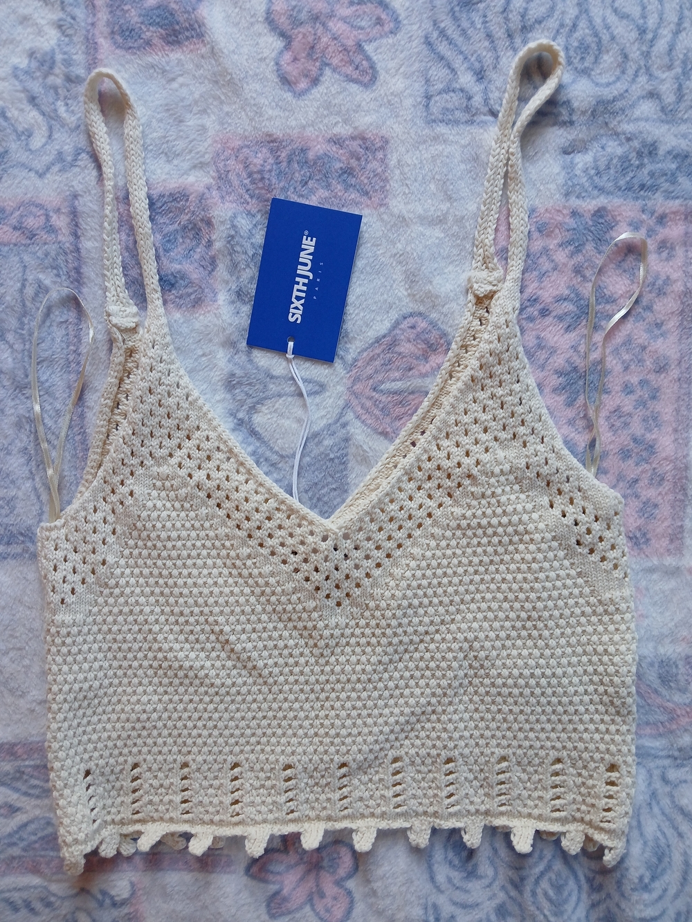 Crochet Knit Crop Top